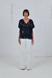 FAM THE LABEL Stella blouse eco black women