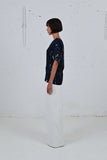 FAM THE LABEL Stella blouse eco black women