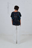 FAM THE LABEL Stella blouse eco black women