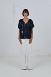 FAM THE LABEL Stella blouse eco black women