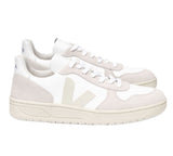 VEJA V-10 B-Mesh white natural pierre women