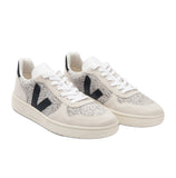 VEJA V-10 Flannel snow black white men