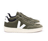 VEJA V-12 Mesh Olive White Men