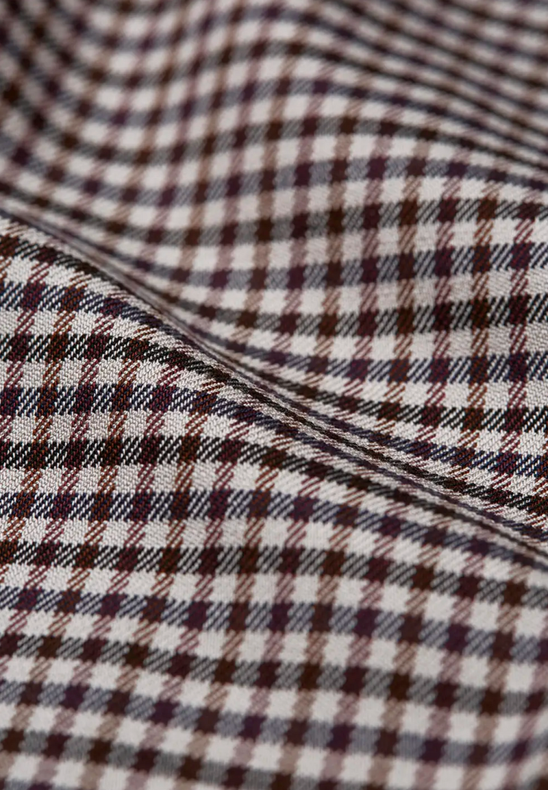 ARMEDANGELS Varmaa Trousers Microcheck kitt women