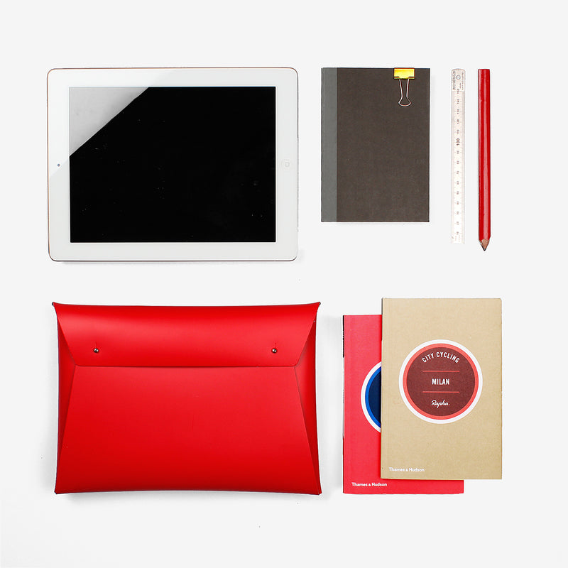 WALK WITH ME Small Document Organizer Red