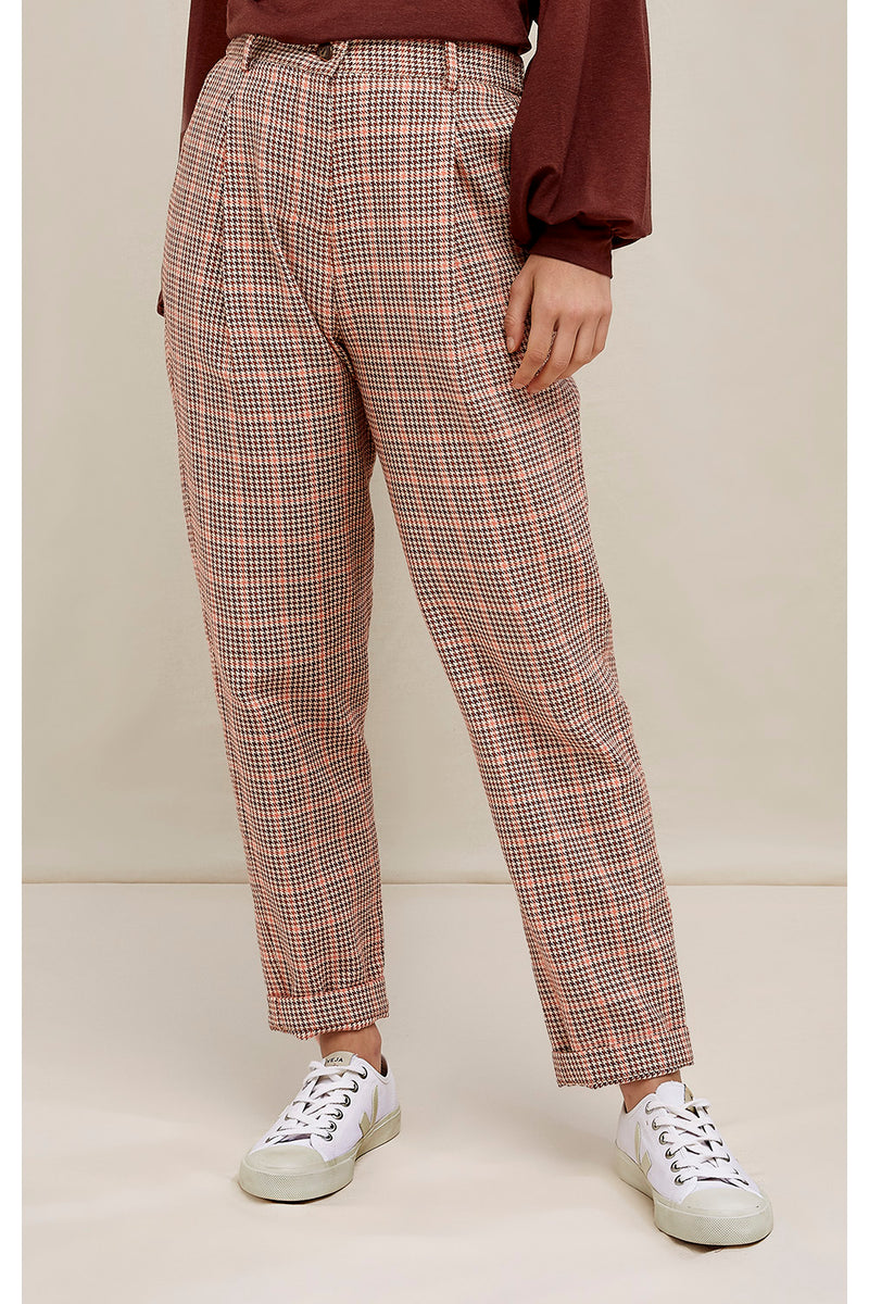 PEOPLE TREE Annis  trousers Y009UA checked women