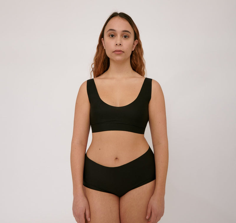 Organic Basics Invisible bra black