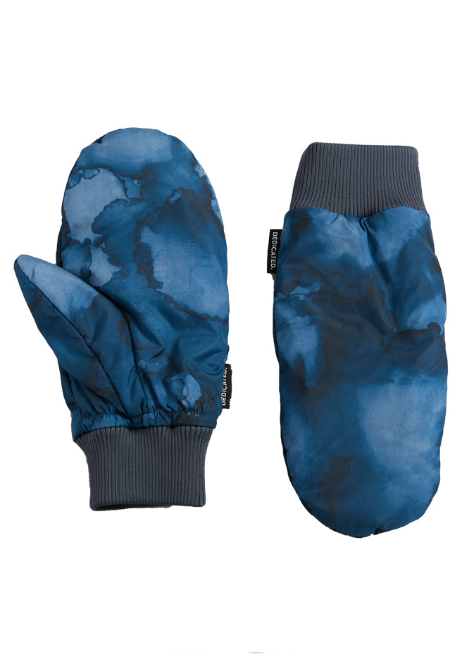 Dedicated Gloves Ritsem Abstract Ink Blue