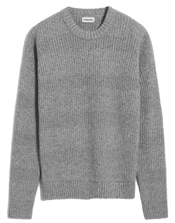 ARMEDANGELS Viskaan jumper Mid Grey Mouline Men