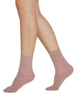 Swedish Stockings Stella Shimmery Socks Dusty Rose
