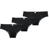 Underprotection Bea Hipsters 3 Pack Black