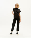 THINKING MU Basic Volta T-shirt black Women
