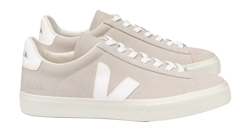VEJA Campo Nubuck natural white men