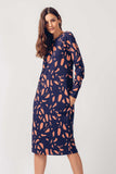 SKFK Aras Dress Terracotta Print women