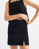 THINKING MU Tulipan skirt black women