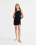 THINKING MU Tulipan skirt black women