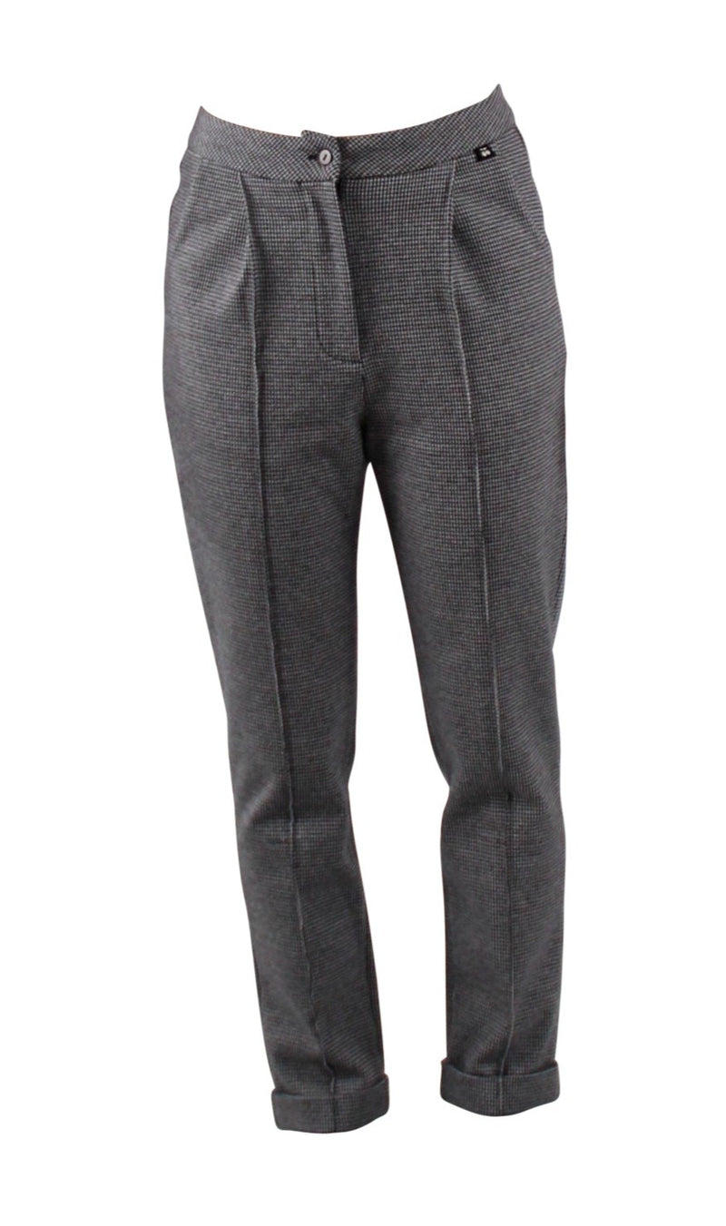 CHILLS & FEVER Sofia pants Pied de poule jaquard Women