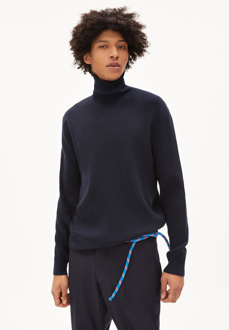 ARMEDANGELS Glaan Structure jumper Night Sky Men