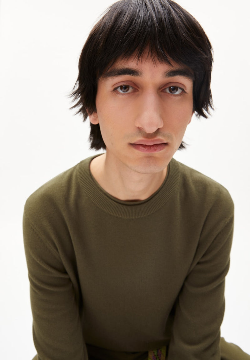 ARMEDANGELS Graano compact sweater Oliva Men