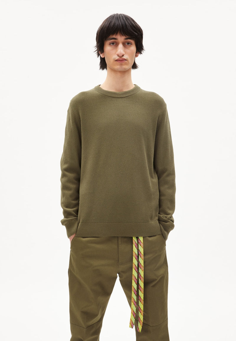 ARMEDANGELS Graano compact sweater Oliva Men