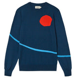 THINKING MU Sunset Guillaume knit jumper blue men