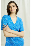 PEOPLE TREE Hearts nightdress B427UF blue