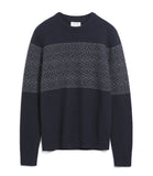 ARMEDANGELS Heritaa jumper depth navy mid grey