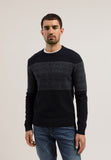 ARMEDANGELS Heritaa jumper depth navy mid grey
