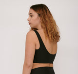 Organic Basics Invisible bra black