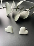 CHLOÉ JULIETTE STUDIO Heart studs green