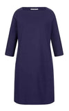 LANIUS 13376 Slightly flared dress deep amethyst 477 women