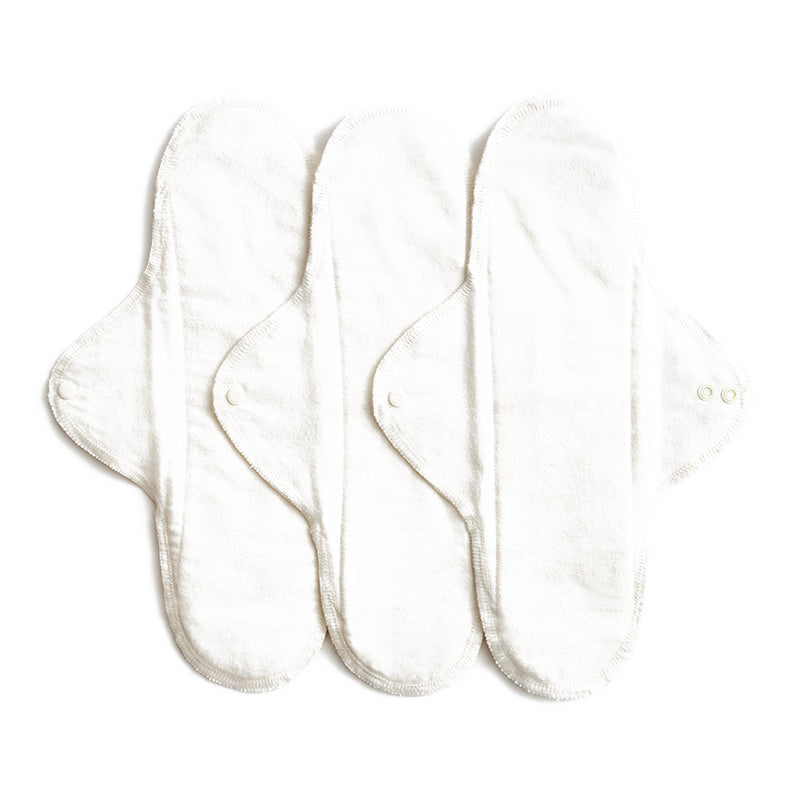 Imse Vimse Sanitary Pads Night Natural, set of 3, washable