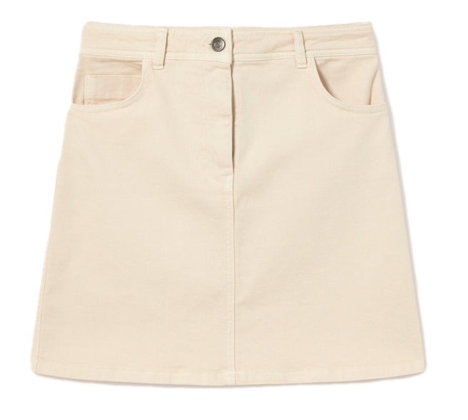 THINKING MU Ivory Marsha skirt women