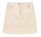THINKING MU Ivory Marsha skirt women