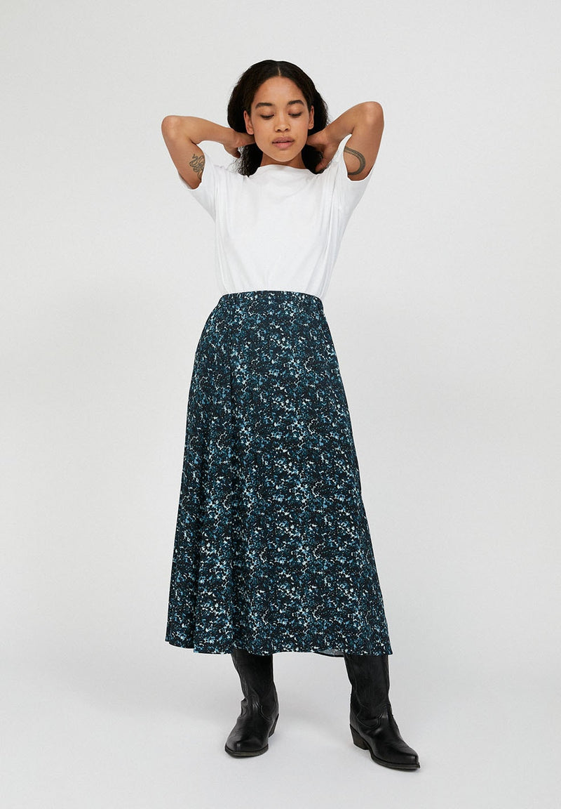 ARMEDANGELS Kataa heather skirt deep lake