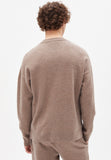 ARMEDANGELS Loaan recycled wool sweater dark mud