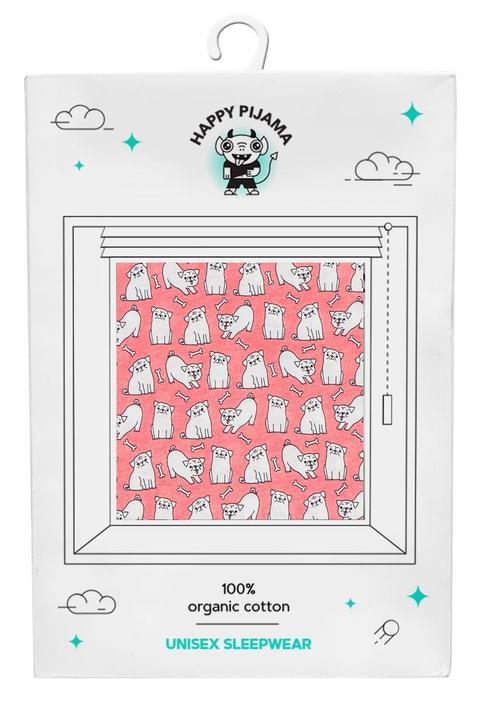 HAPPY PIJAMA Happy Pugs unisex pyjama
