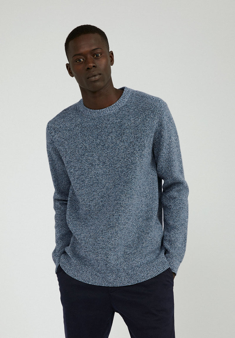 ARMEDANGELS Maago jumper beige melange cold blue
