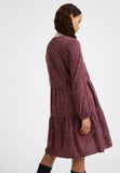 ARMEDANGELS Mirelaa Minifloral dress ruby red