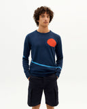 THINKING MU Sunset Guillaume knit jumper blue men