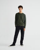 THINKING MU Shiva hemp longsleeve green Men