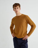 THINKING MU Shiva hemp longsleeve caramel Men
