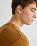 THINKING MU Shiva hemp longsleeve caramel Men