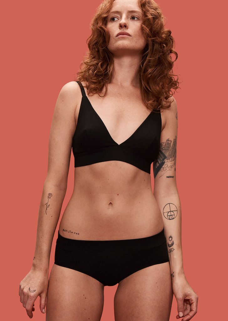 Organic Basics Bikini Briefs 2-Pack Black