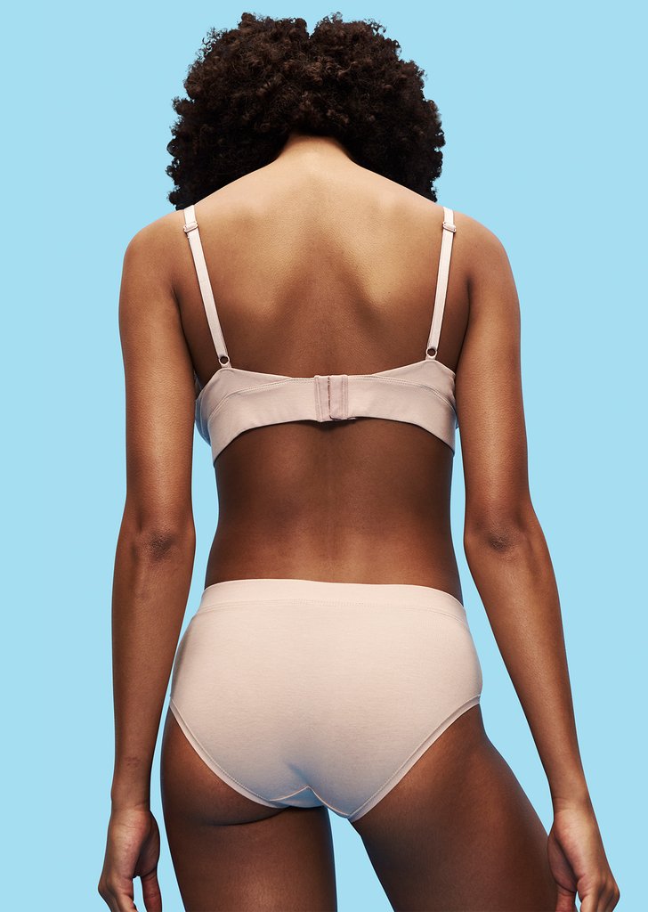 Organic Basics Bikini Briefs 2-Pack Rose Nude