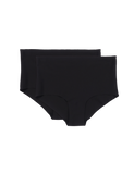 Organic Basics Invisible Cheeky High Rise 2-Pack Black