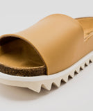 ekn Palm sandal cognac vegan women