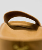 ekn Palm sandal cognac vegan women