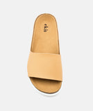 ekn Palm sandal cognac vegan women