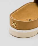 ekn Palm sandal cognac vegan women